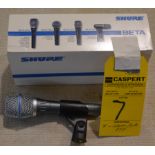 SHURE BETA 87A MICROPHONES