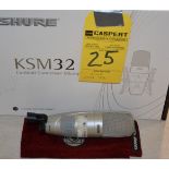 SHURE KSM32 MICROPHONE