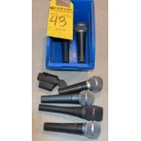 ASSORTED SHURE MICS (SM57,SM58,BETA58)
