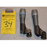 SHURE BETA 57 MICROPHONES