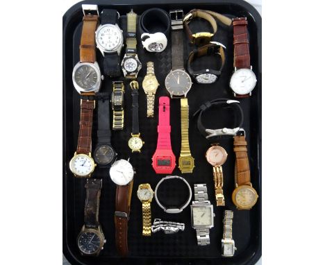 SELECTION OF LADIES AND GENTLEMEN'S WRISTWATCHESincluding Casio, Limit, Emporio Armani, Rotary, Puma, Sekonda, Mantaray and T