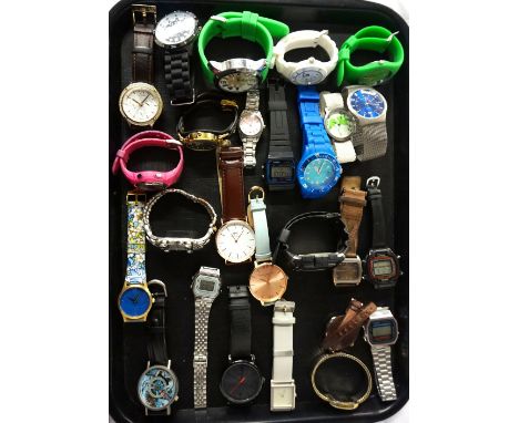 SELECTION OF LADIES AND GENTLEMEN'S WRISTWATCHESincluding Armani Exchange, Crosshatch, Ice, Fossil, Citizen, Casio, Skagen, O