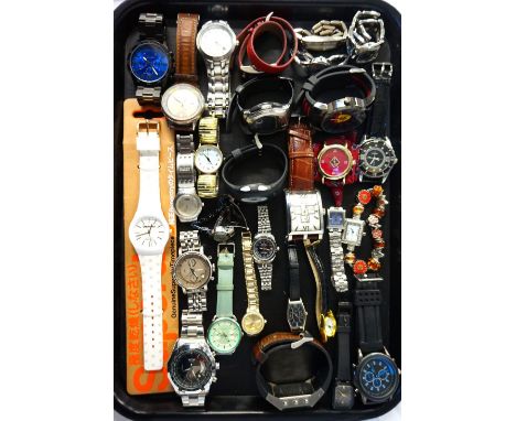 SELECTION OF LADIES AND GENTLEMEN'S WRISTWATCHESincluding Superdry (on original packaging), Sekonda, Storm, Casio, Diesel, re