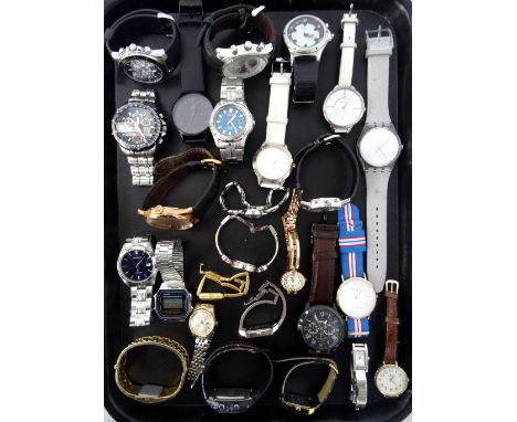 SELECTION OF LADIES AND GENTLEMEN'S WRISTWATCHESincluding Casio, Citizen, Aviator, Seiko, Red Herring, Swatch, Invicta, Sekon