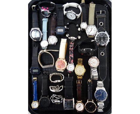 SELECTION OF LADIES AND GENTLEMEN'S WRISTWATCHESincluding Casio, Timex, Sekonda, Calvin Klein, Emporio Armani, Pulsar, Accuri