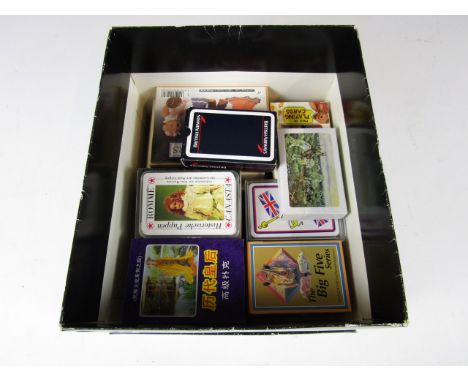 A quantity of playing cards including Historical Dolls etc.