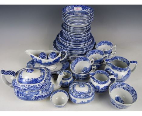 A quantity of Spode dinner and tea wares 