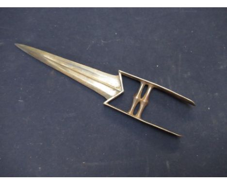 Indian katar dagger, 9 1/2" double edged blade 
