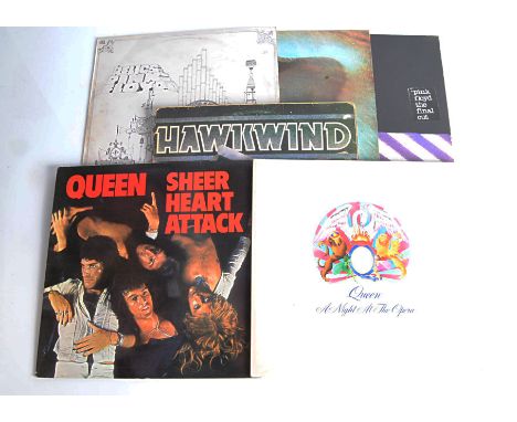 Progressive Rock LPs, fifteen albums of mainly Progressive Rock with artists comprising Pink Floyd, Hawkwind, Deep Purple, Le