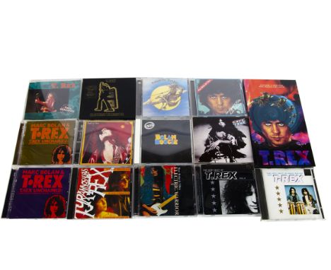 Marc Bolan / T Rex CDs and Box Set, a Box Set and thirteen CDs comprising A Wizard A True Star Box Set, Zinc Alloy (Japanese)
