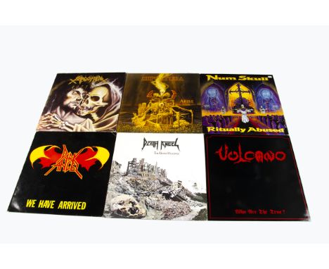 Metal LPs, six albums of mainly Death, Thrash and Grindcore Metal comprising Death Angel - The Ultra Violence, Num Skull - Ri