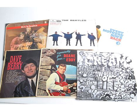 Sixties LPs, approximately one hundred and sixty albums of mainly Sixties artists including The Beatles, Animals, Beach Boys,