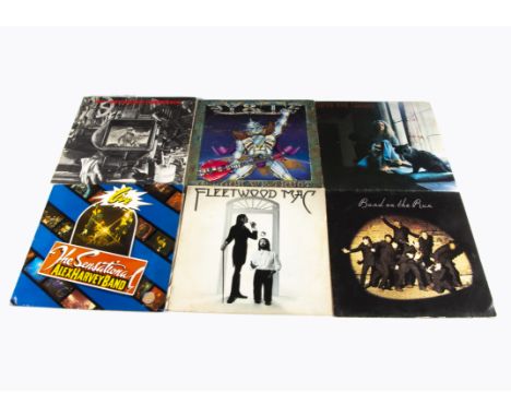 LP Records, approximately one hundred and fifty albums of various genres with artists including Santana, John Lennon, Paul Mc