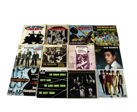 Sixties EPs, twelve EPs, mainly from the Sixties with artists comprising Beach Boys, Muddy Waters, Manfred Mann, Spencer Davi