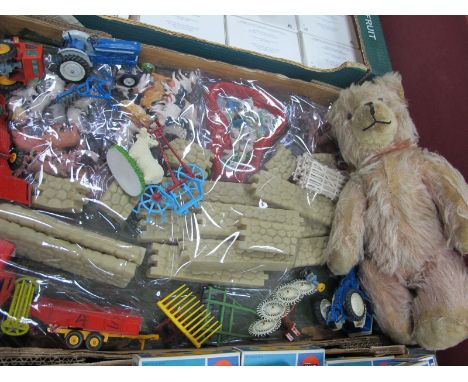 A Quantity of Farm Related Models, to include Matchbox No. K-9 Claas Combine Harvester, Britains Ford Tractor, Matchbox Trail