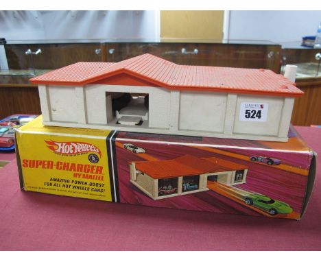 Hotwheels Supercharger, by Mattel; together with another, unboxed, playworn.