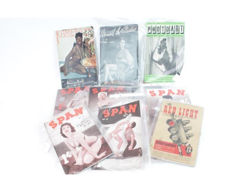 Large Collection of Vintage Glamour magazines inc. Spick, Foto, Pin-Up etc 
