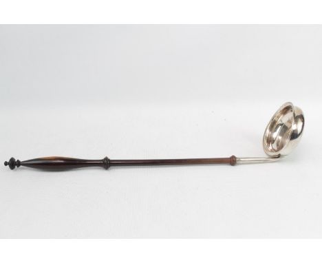 William IV Good quality Silver Toddy Ladle Edinburgh 1827 Hallmarked Adam Elder, with Wooden turned handle, 85g total weight 