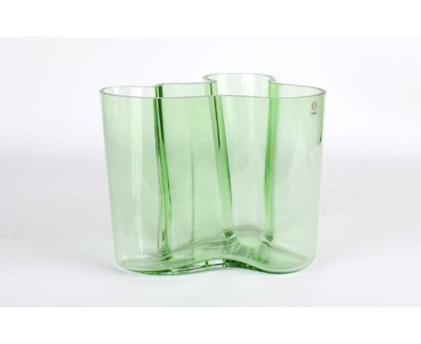 Alvar Aalto (Finnish 1898-1976) for Iittala Large "Savoy" Vase  Designed 1936, this produced circa 2000 in pale green colourw