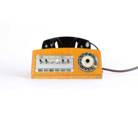 Royal Interest - A Rare Telephone and Intercom Designed for Her Majesty's Yacht Britannia  Circa early 1950s, with black bake