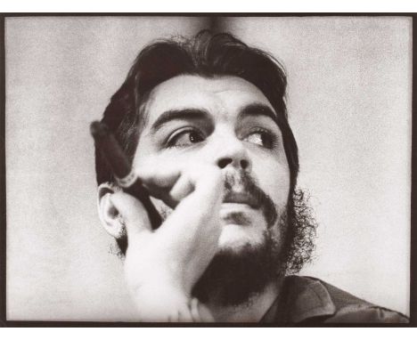 Osvaldo Salas (Cuban 1914-1992) "Che Guevara" With printed signature and artist's blind stamp in the margin, vintage photogra