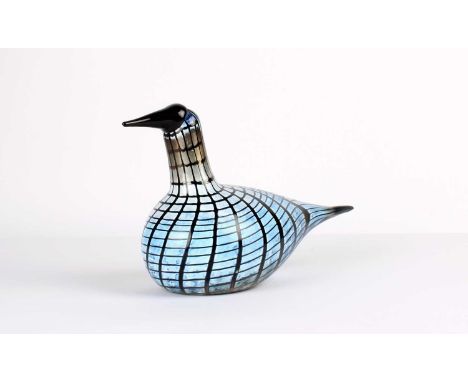 Oiva Toikka (Finnish 1931-2019) for Iittala "Small Loon (Pikku-Kuikka)" Glass Bird  Introduced 2003, signed O. Toikka Nuutajä