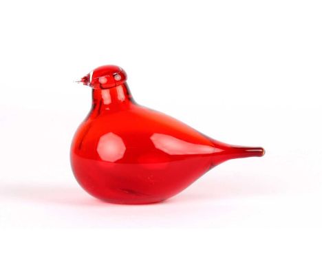 Oiva Toikka (Finnish 1931-2019) for Iittala "Little Tern (Tirri)" Glass Bird  Introduced 1996, signed O. Toikka Nuutajärvi an