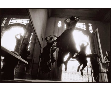 Keith Cardwell (British 1946-) "Jumping Ballerinas, Cuba" Signed in ink in the margin, with artist's blind stamp, gelatin sil