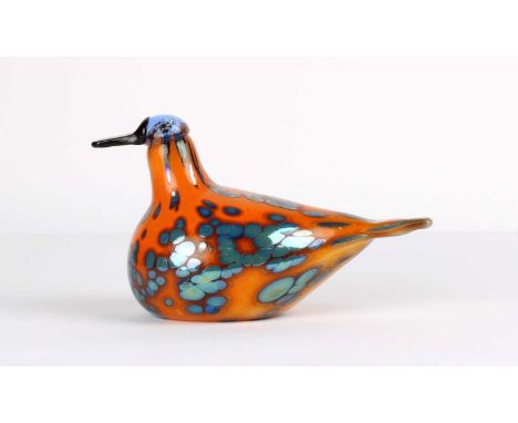Oiva Toikka (Finnish 1931-2019) for Iittala "Mandarin Duck" Glass Bird  No. 8/50, signed O. Toikka Nuutajärvi and bearing Iit