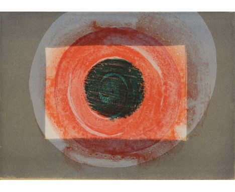 Howard Hodgkin (British 1923-2017) "Sun", from 'More Indian Views'  Signed and dated on verso, with artist's blind stamp, col