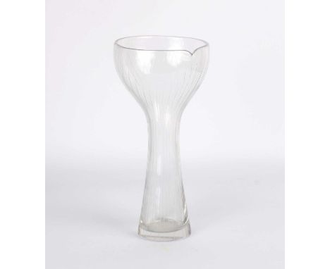 Tapio Wirkkala (Finnish 1915-1985) for Iittala "Model 3520" Vase  Designed 1951 and produced until 1958, blown and line-cut c