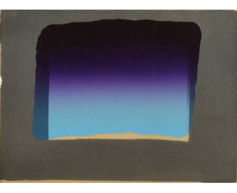 Howard Hodgkin (British 1923-2017) "Sky", from 'More Indian Views'  Signed, dated 1976 and numbered 18/60 on verso, with arti