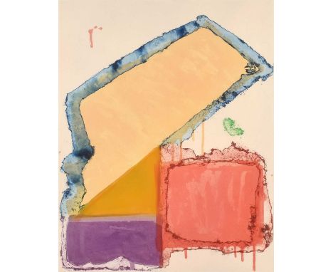 John Hoyland R.A. (British 1934-2011) "Anking" Signed, dated '79 and numbered P/P in pencil in the margin, with printer's bli