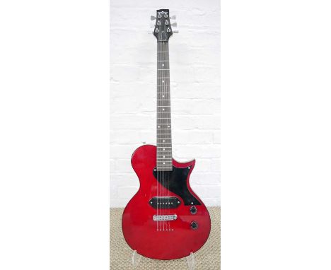 Gear 4 Music Les Paul junior type electric guitar, 63cm scale length, maple body and bolt on neck, one P90 pickup.95cm long