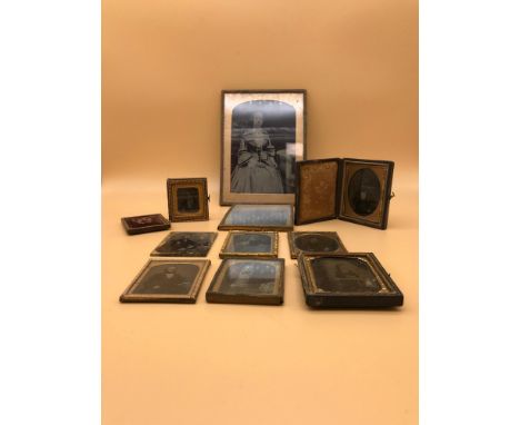 A Collection of Victorian Ambrotype photographs 