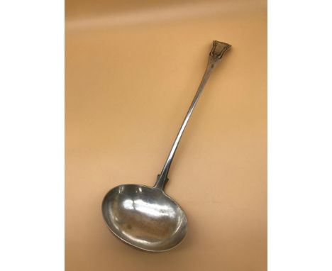A Georgian Edinburgh silver large serving ladle by Alexander Henderson, Dated 1818. Weighs 200grams 