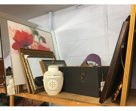 Shelf of assorted