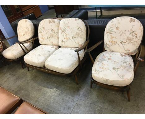 Ercol three piece suite (frame only)