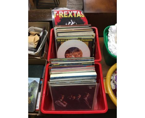 Quantity of LPs; Rolling Stones, The Clash, Yes etc.