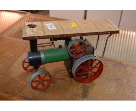 A Mamod model steam tractor 