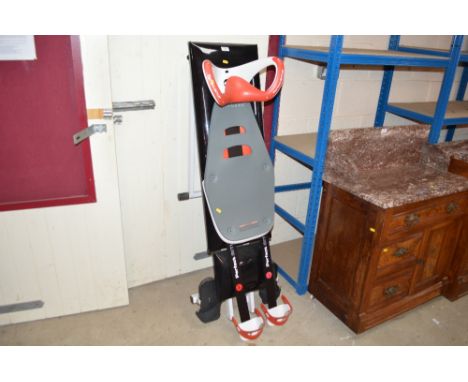 A part exercise bench; and a Perfect sit-up exerciser 