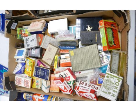 A large collection of vintage playing cards 