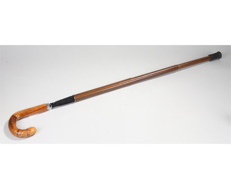 Umbrella walking stick, 35.5 cm in length