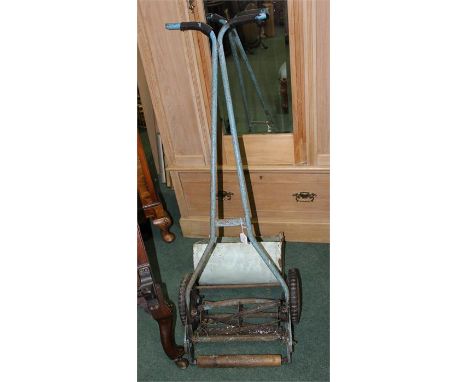 vintage hand push lawn mower