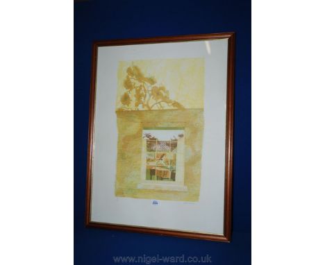 A limited edition Print signed Leonard Rosoman