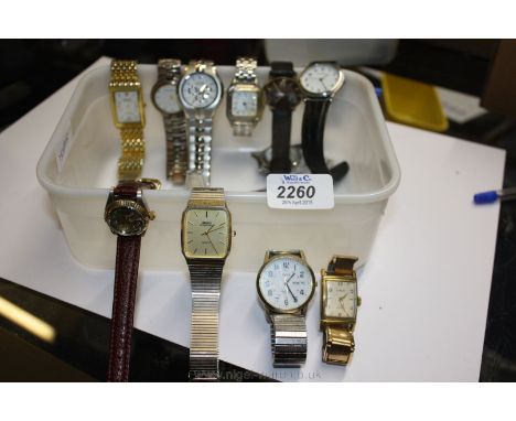 Miscellaneous Wristwatches including Timex, Rotary, copy of Rolex, etc.