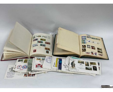 Stamps; A Great Britain, Channel Islands and Isle of Man Collection, housed in two loose-leaf albums, plus over sixty first d