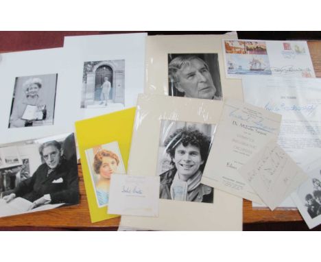Simon Rattle Signed Photo, Dr. Malchom Sergent signed programme, Dame Eva Turner signed letter and first-day cover, Isobelle 