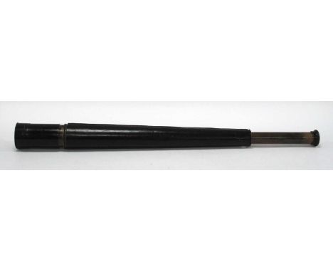 H. Hughes &amp; Son Ltd, London E.C.3 Single Draw Marine Telescope, 79cm