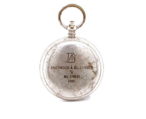 WW1 British Compass marked Sherwood &amp; Co. London V No.569951 Broad Arrow, Approx metal case diameter 45mm, Working when t